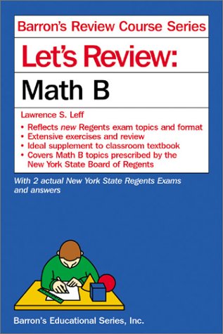 Book cover for Let's Review: Math B