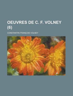 Book cover for Oeuvres de C. F. Volney (6)