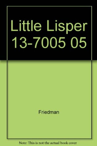 Cover of Little Lisper 13-7005 05