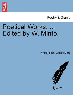 Book cover for Poetical Works. ... Edited by W. Minto.