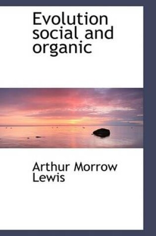 Cover of Evolution Social and Organic