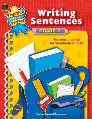 Book cover for Writing Sentences Grade 2