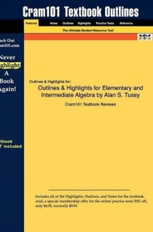 Cover of Studyguide for Elementary and Intermediate Algebra by Tussy, Alan S., ISBN 9780495389613