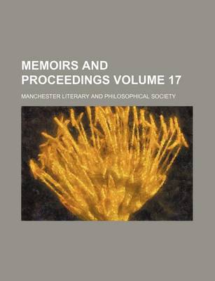 Book cover for Memoirs and Proceedings Volume 17