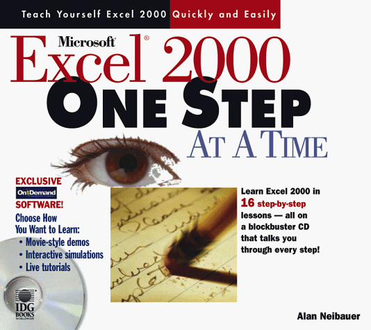 Cover of Microsoft Excel 2000