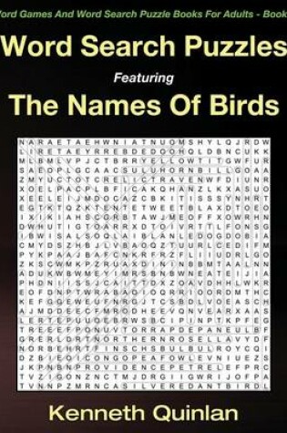 Cover of Word Search Puzzles Featuring The Names Of Birds