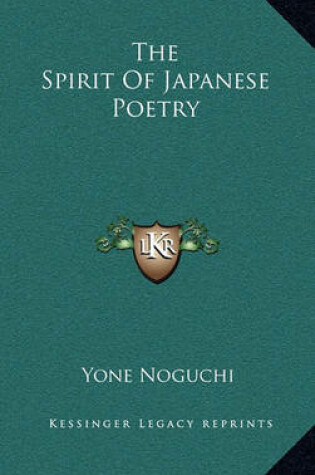 Cover of The Spirit of Japanese Poetry