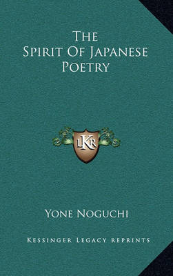 Book cover for The Spirit of Japanese Poetry
