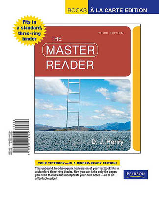 Book cover for The Master Reader, Books a la Carte Edition