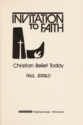 Cover of Invitation to Faith