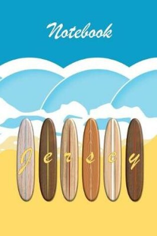 Cover of Jersey Vintage Look Surfboards Notebook