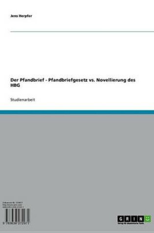 Cover of Der Pfandbrief