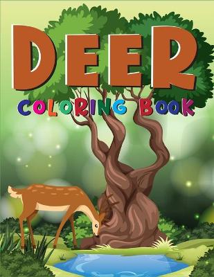 Book cover for Deer Coloring Book