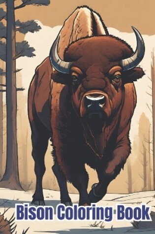 Cover of Bison Coloring Book