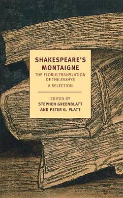 Book cover for Shakespeare's Montaigne