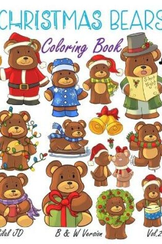 Cover of Christmas Bears Coloring Book