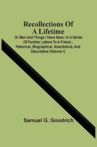 Cover of Recollections Of A Lifetime