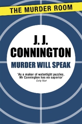 Cover of Murder Will Speak