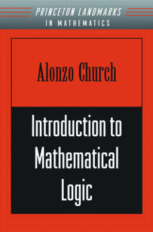 Cover of Introduction to Mathematical Logic (PMS-13)