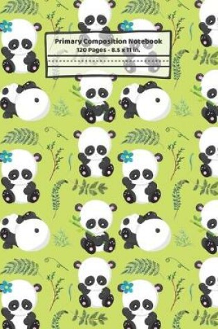 Cover of Pandas Primary Composition Notebook