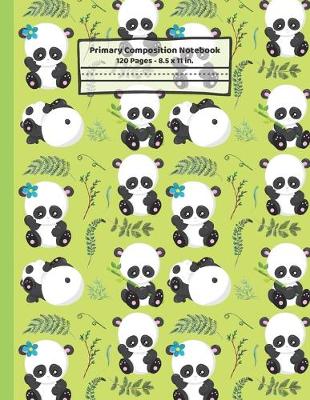 Book cover for Pandas Primary Composition Notebook