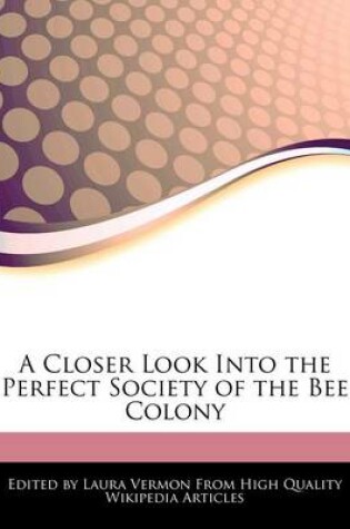 Cover of A Closer Look Into the Perfect Society of the Bee Colony