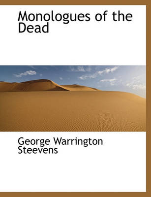 Book cover for Monologues of the Dead