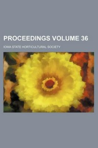 Cover of Proceedings Volume 36