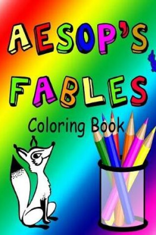 Cover of Aesop's Fables coloring book Vol1