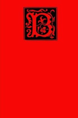 Cover of Stylized Monogram B Red