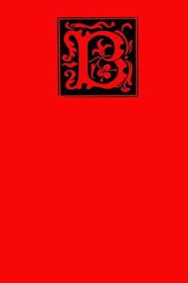 Book cover for Stylized Monogram B Red