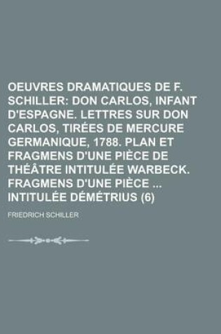 Cover of Oeuvres Dramatiques de F. Schiller (6)