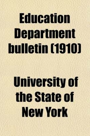Cover of Education Department Bulletin (Volume 448-451)