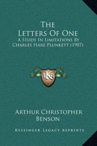 Cover of The Letters of One