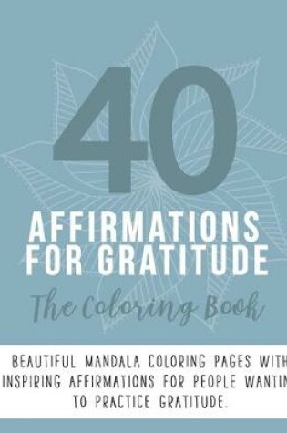 Cover of 40 Affirmations For Gratitude