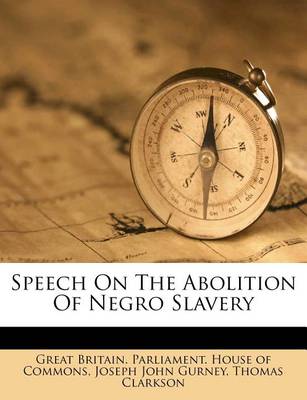 Book cover for Speech on the Abolition of Negro Slavery