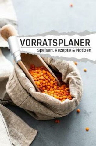 Cover of Vorratsplaner Rezepte und Speisen