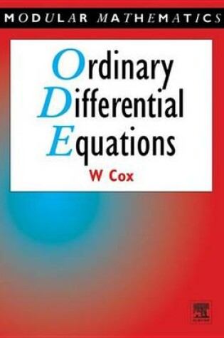 Cover of Ordinary Differential Equations