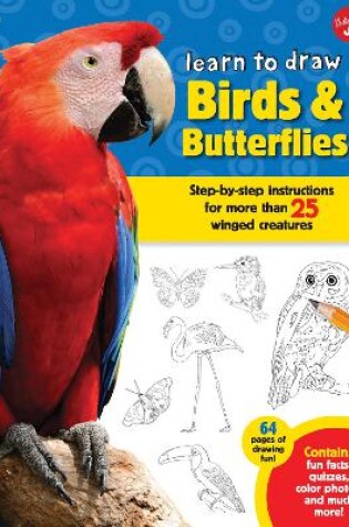 Cover of Learn to Draw Birds & Butterflies