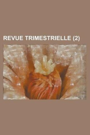 Cover of Revue Trimestrielle (2)