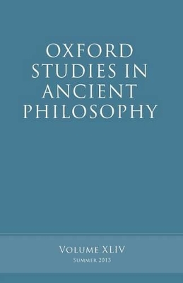 Cover of Oxford Studies in Ancient Philosophy, Volume 44