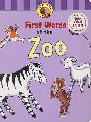 Book cover for Curious George First Words at the Zoo