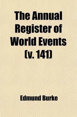 Book cover for The Annual Register (Volume 141)