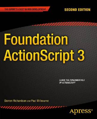 Book cover for Foundation ActionScript 3