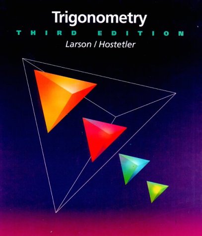 Cover of Trigonometry