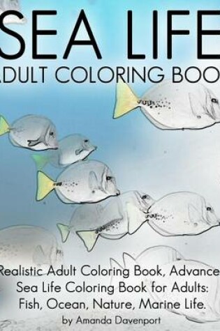 Cover of Sea Life Adult Coloring Book