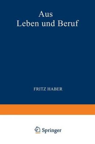 Cover of Aus Leben Und Beruf