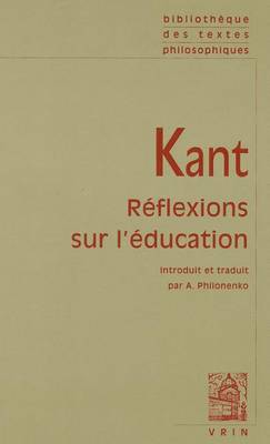 Book cover for Reflexions Sur l'Education