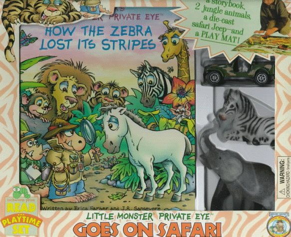 Book cover for Little Monster Goes on Safari