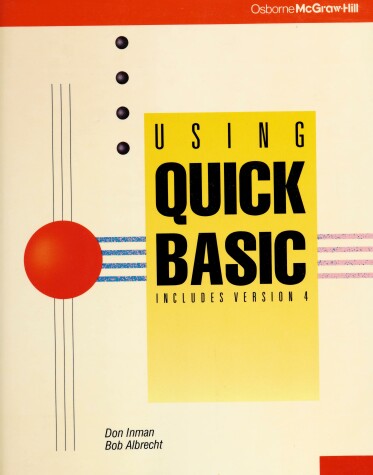 Book cover for Using Quick BASIC